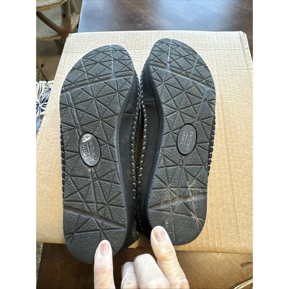 Earth Origins Lark Lindsey Womens 9.5W Suede Supportive Insole Cushion Loafers